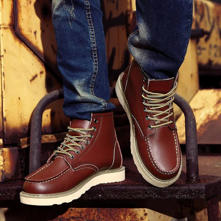 Mokassin Stiefel Bequeme Streetstyle Schuhe