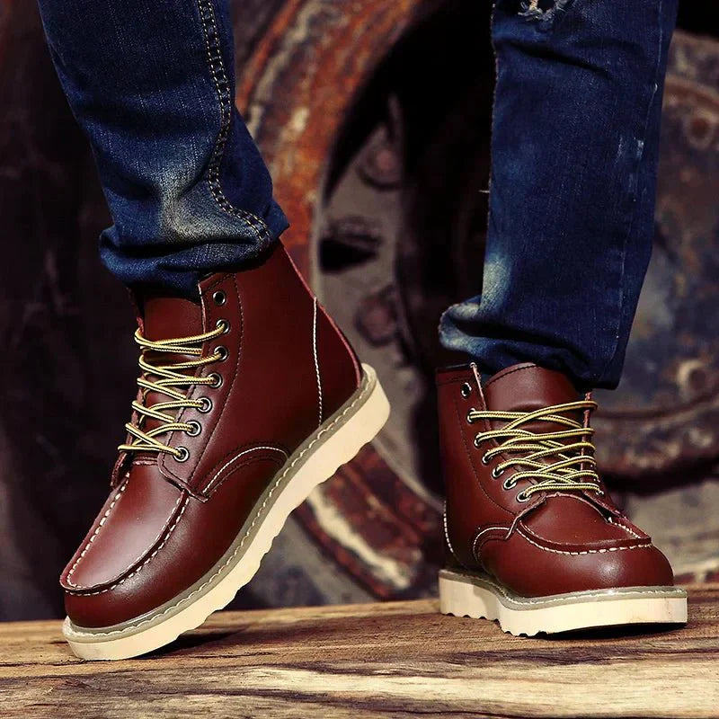 Mokassin Stiefel Bequeme Streetstyle Schuhe