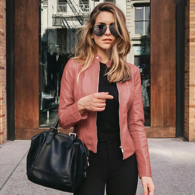 Elegante Lederjacke - Zeitloser Stil - Vittorelli