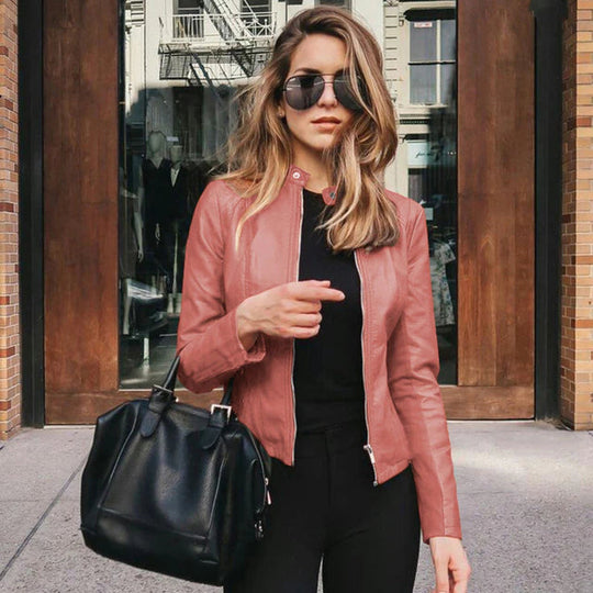Elegante Lederjacke - Zeitloser Stil - Vittorelli