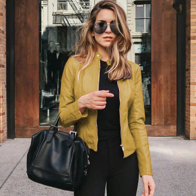 Elegante Lederjacke - Zeitloser Stil - Vittorelli