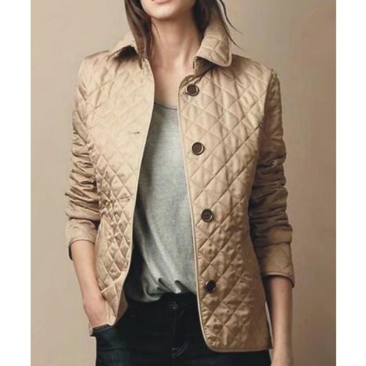 Damen Diamond Quilted Freizeitjacke