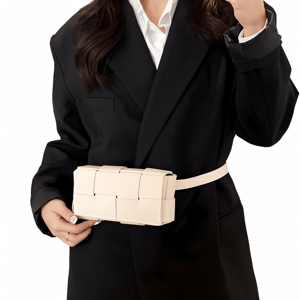 GNord Taschenlockte Umhängetasche Vegan Leder Damen Geflochtene Tasche Frauen