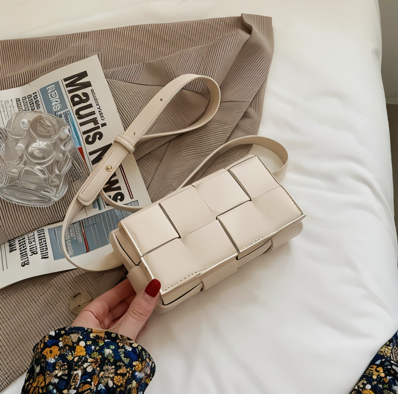 GNord Taschenlockte Umhängetasche Vegan Leder Damen Geflochtene Tasche Frauen