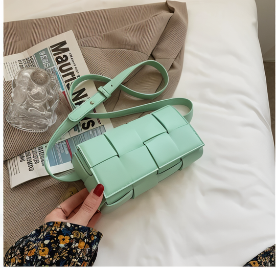 GNord Taschenlockte Umhängetasche Vegan Leder Damen Geflochtene Tasche Frauen