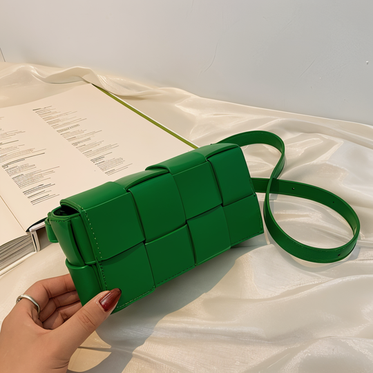 GNord Taschenlockte Umhängetasche Vegan Leder Damen Geflochtene Tasche Frauen
