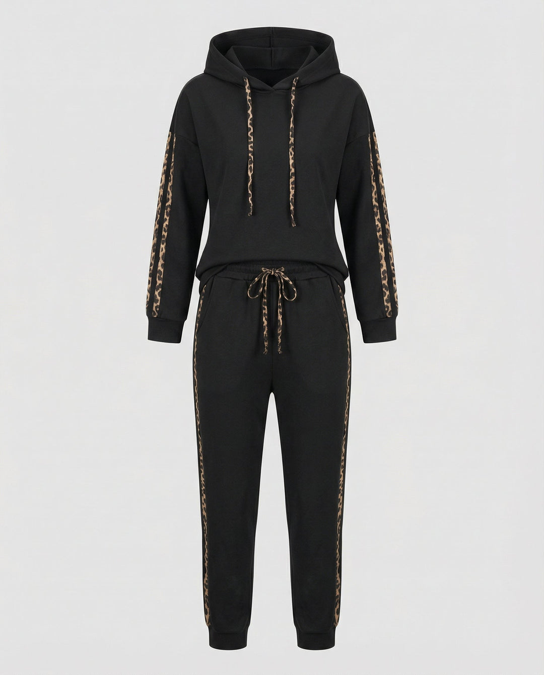 Zebramuster Damen Jogginganzug