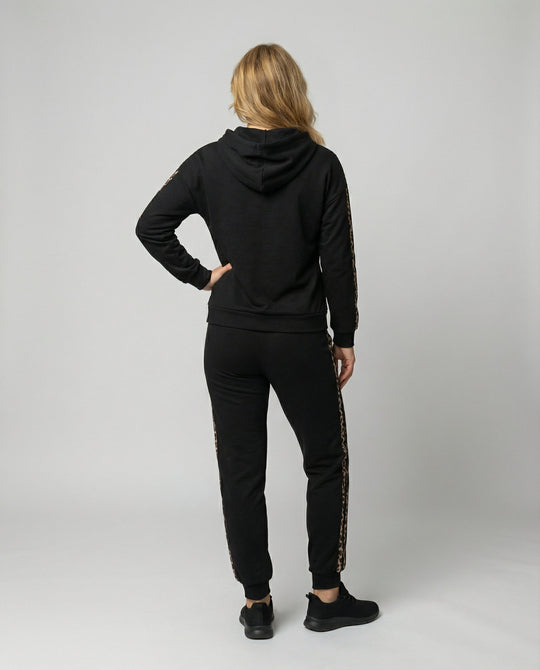 Zebramuster Damen Jogginganzug
