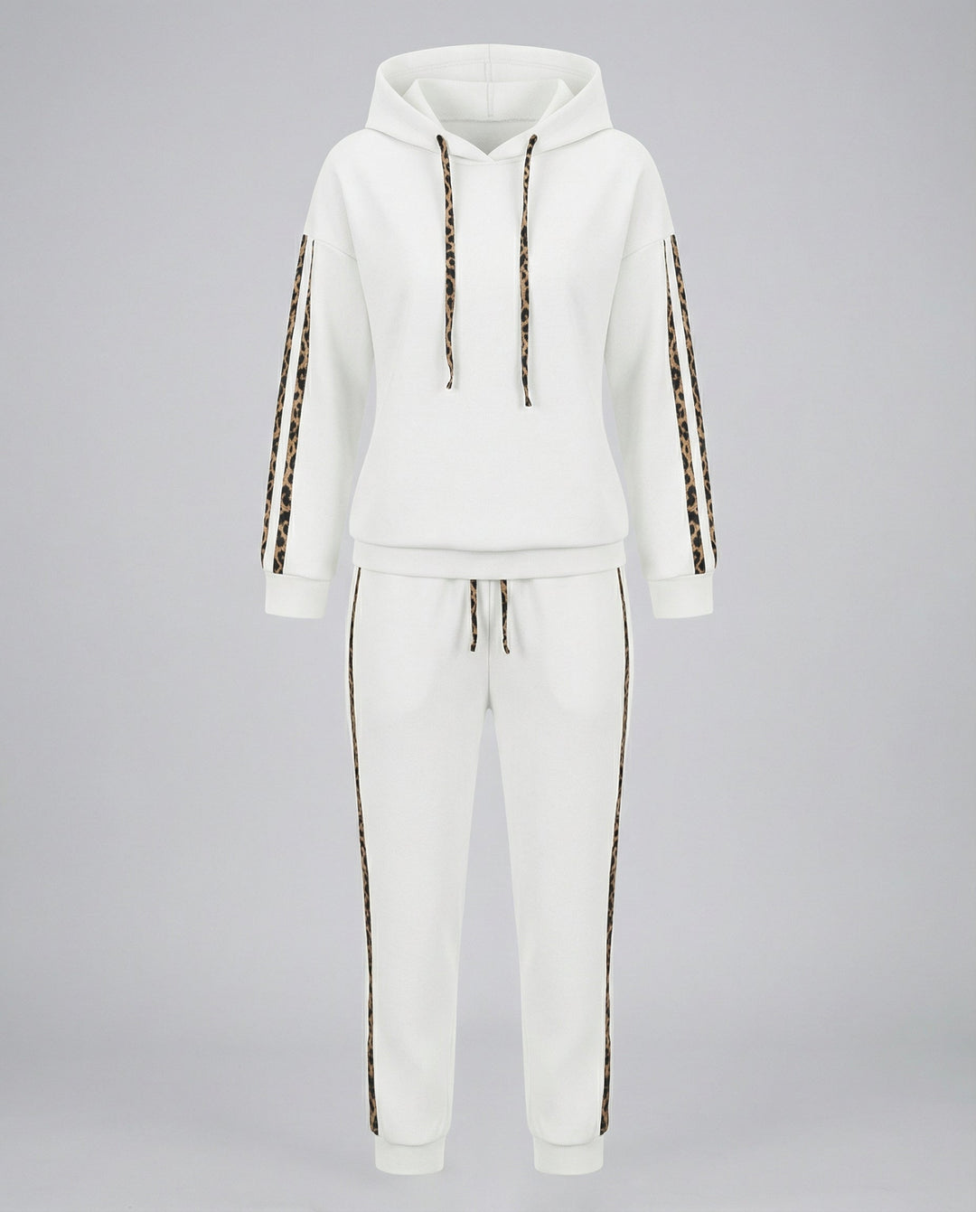 Zebramuster Damen Jogginganzug