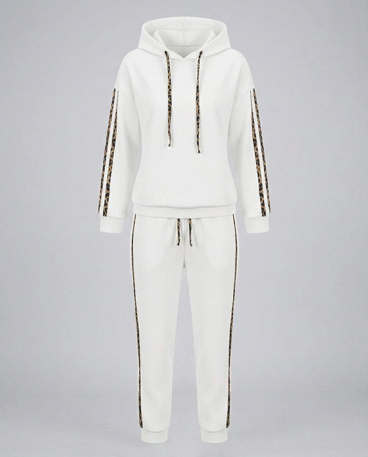 Zebramuster Damen Jogginganzug