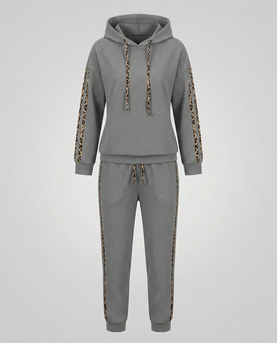 Zebramuster Damen Jogginganzug