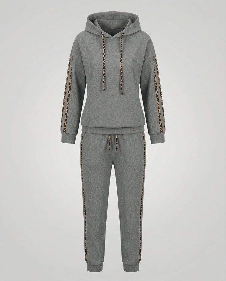 Zebramuster Damen Jogginganzug
