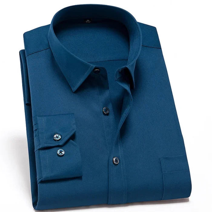 Anti Falten Herren Stretch Hemd