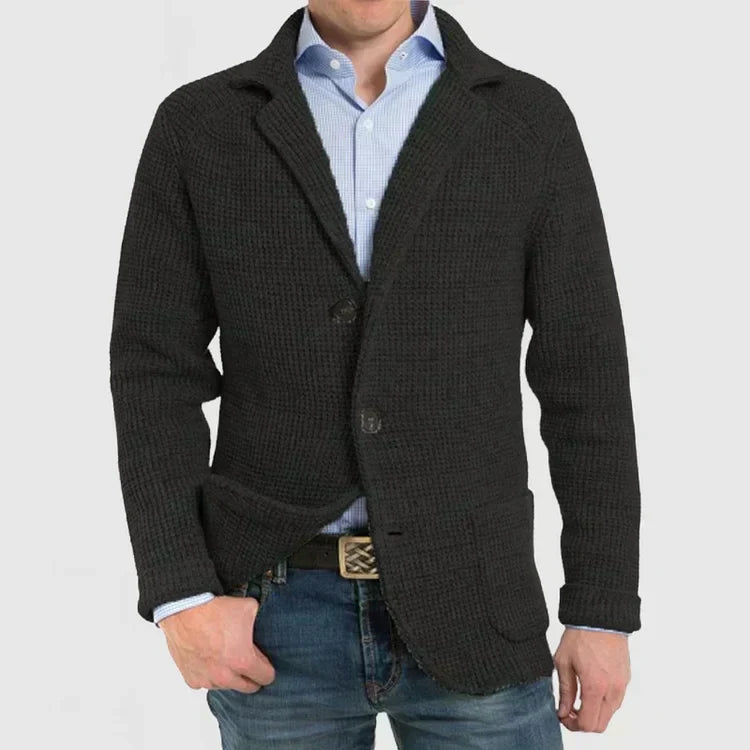 Herren Strickblazer mit zwei Knöpfen - Arvani
