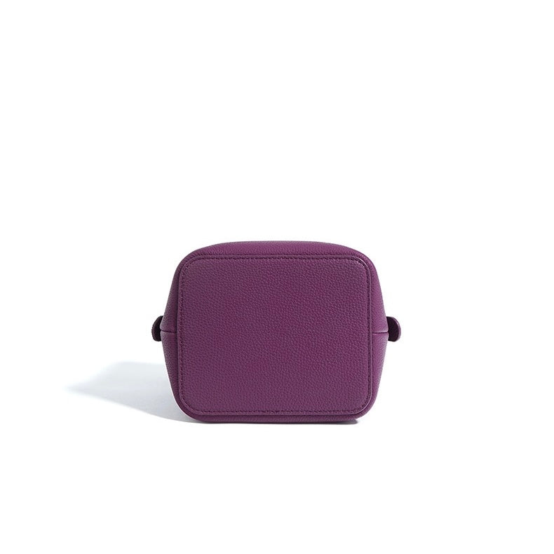 Nord Taschen | Damen Mini-Eimer Tasche mit geflochtenem Oberhandgriff