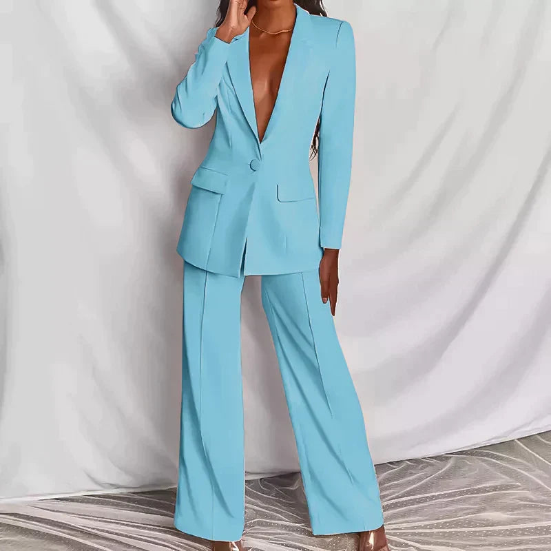 Nord Taschen | Damen Hosenanzug 2-teilig – Blazer & Hose