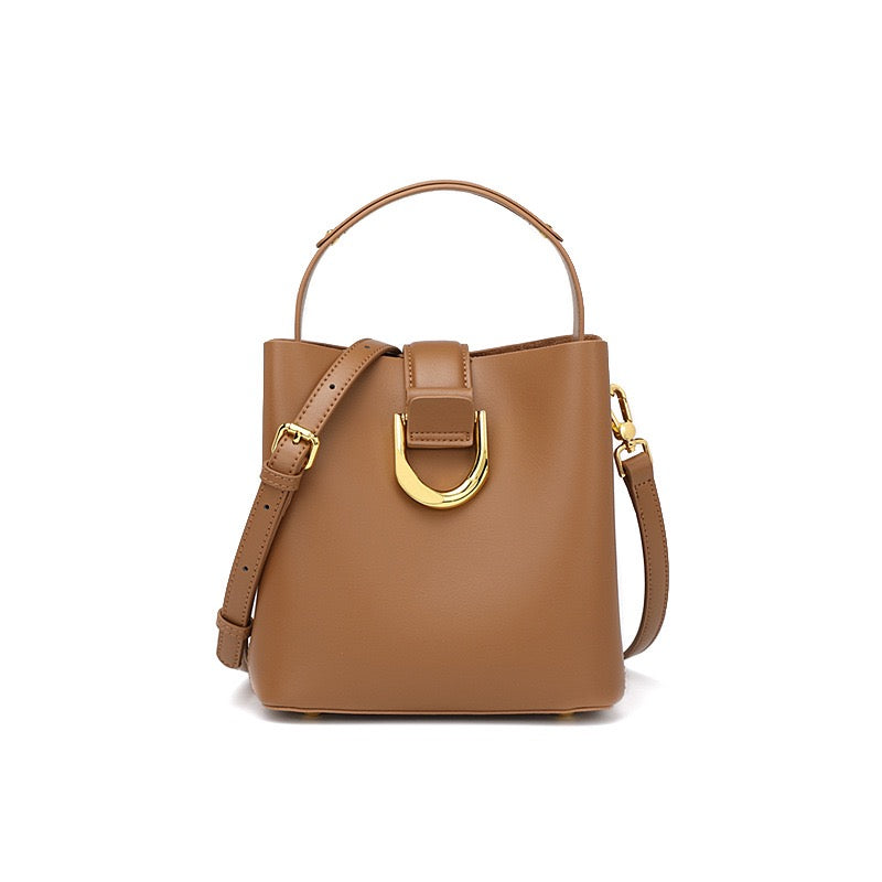 Nord Taschen | Bucket Bag mit Gold D Ring und Crossbody-Träger