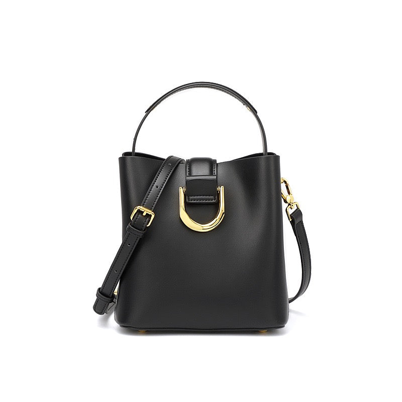 Nord Taschen | Bucket Bag mit Gold D Ring und Crossbody-Träger