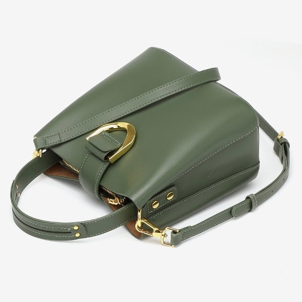 Nord Taschen | Bucket Bag mit Gold D Ring und Crossbody-Träger