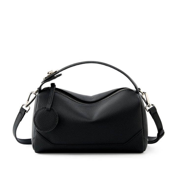 Nord Taschen | Genarbte Schultertasche mit Umhängegurt
