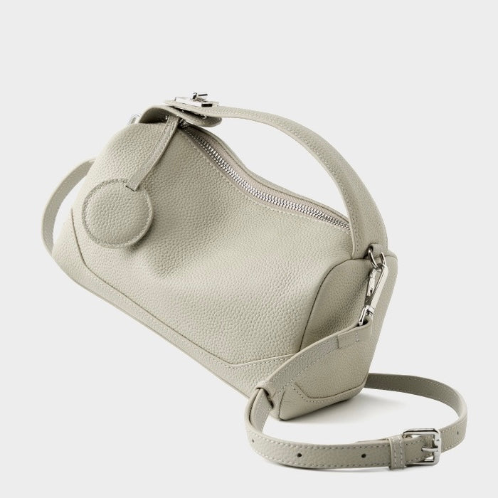 Nord Taschen | Genarbte Schultertasche mit Umhängegurt