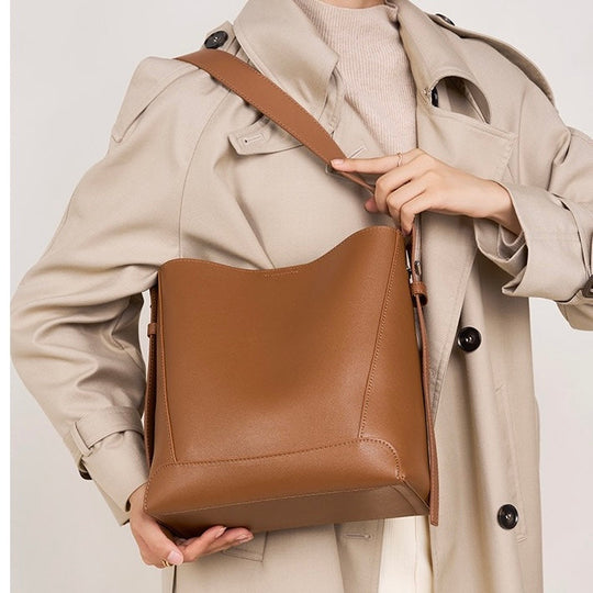 Nord Taschen | Damen Bucket Bag, Umhängetasche mit innere Reißverschlusstasche
