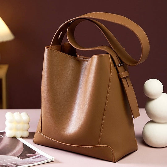Nord Taschen | Damen Bucket Bag, Umhängetasche mit innere Reißverschlusstasche