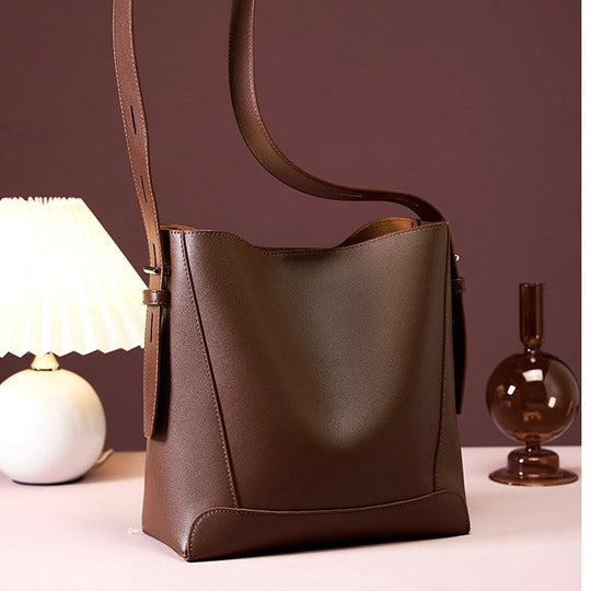 Nord Taschen | Damen Bucket Bag, Umhängetasche mit innere Reißverschlusstasche