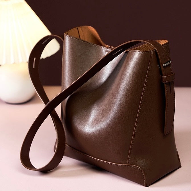 Nord Taschen | Damen Bucket Bag, Umhängetasche mit innere Reißverschlusstasche