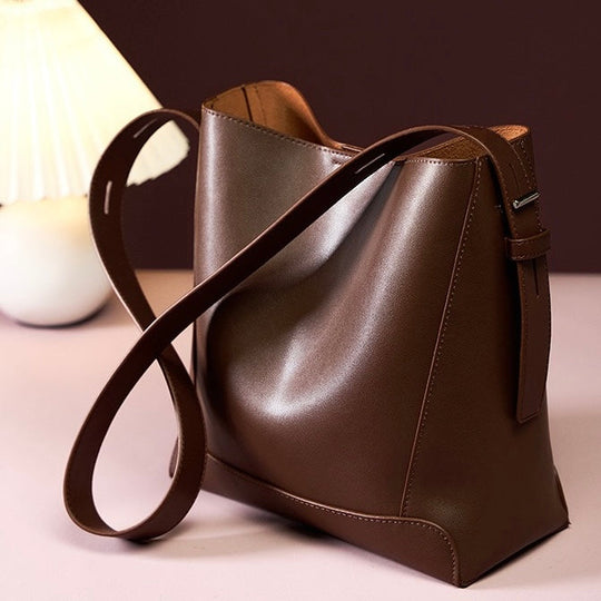 Nord Taschen | Damen Bucket Bag, Umhängetasche mit innere Reißverschlusstasche