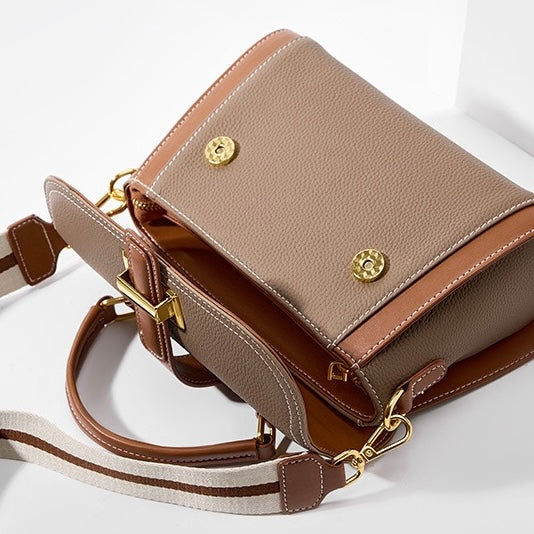 Nord Taschen | Damen Umhängetasche mit Oberen Griff Crossbody mit 2 Wechselgurten