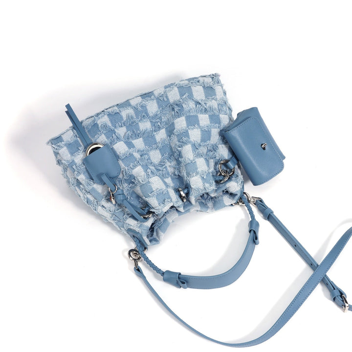 Nord Taschen | Fransen Bucket Bag mit abnehmbarem Mini Beutel