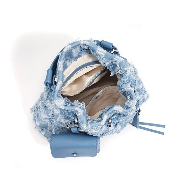Nord Taschen | Fransen Bucket Bag mit abnehmbarem Mini Beutel