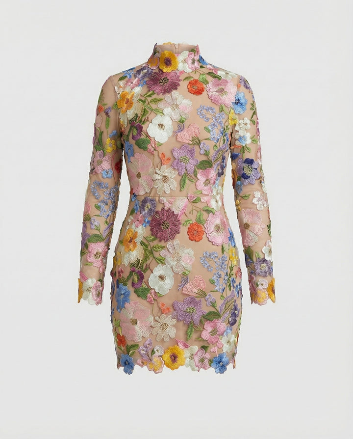 Florales Damen Minikleid