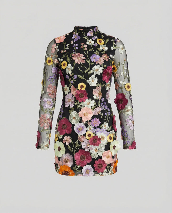 Florales Damen Minikleid