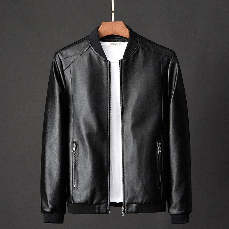 Modische Lederjacke für Herren Avellé
