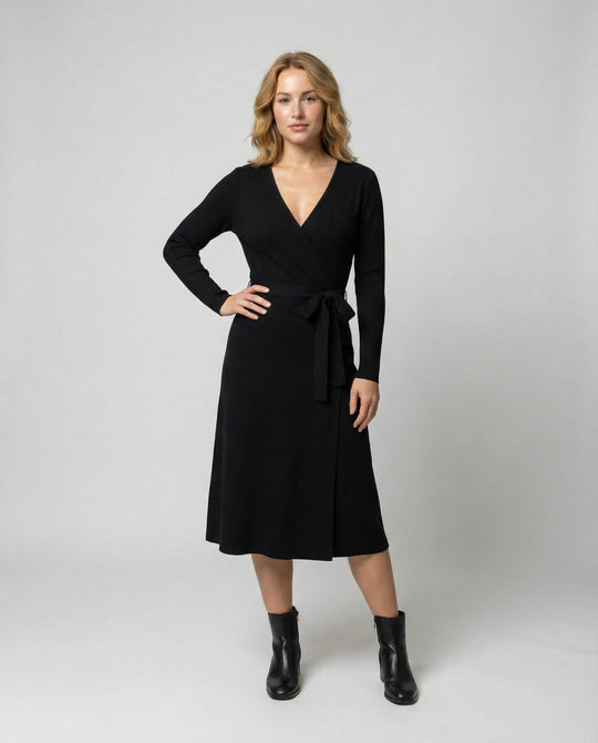 Elegantes Wickelkleid Damen