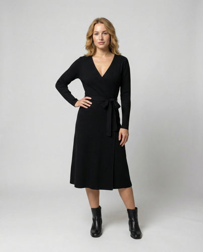 Elegantes Wickelkleid Damen