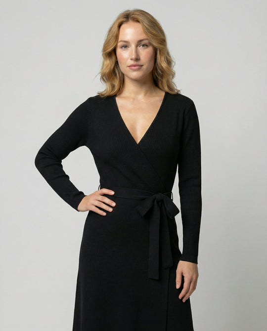 Elegantes Wickelkleid Damen