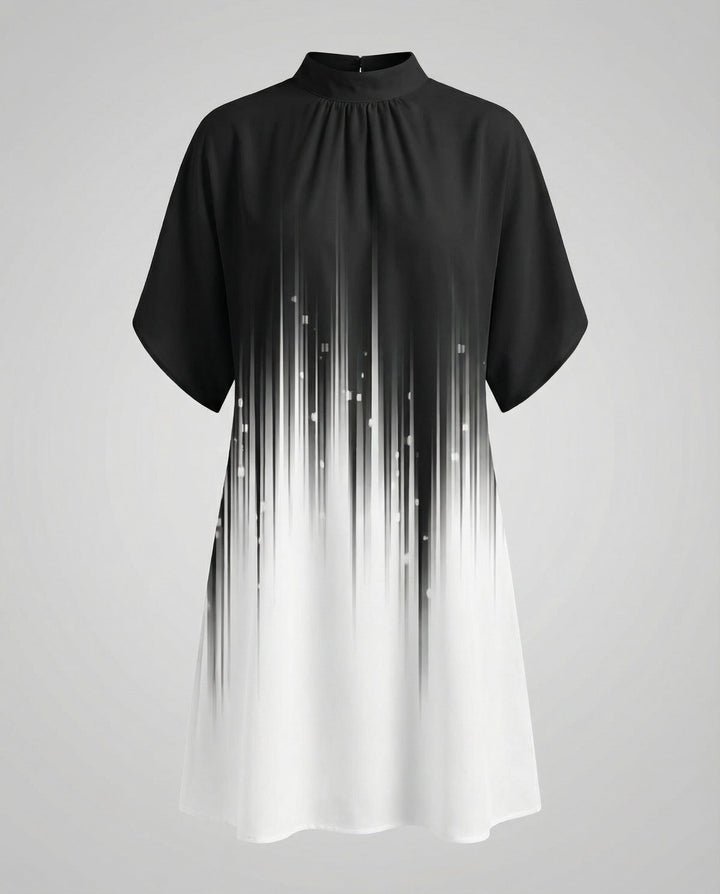 Elegantes Fledermausärmel Kleid Damen