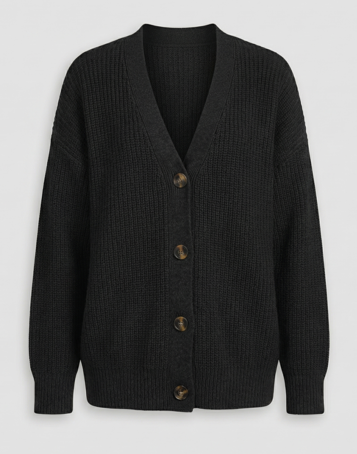 Stilvolle Kaschmir Strickjacke