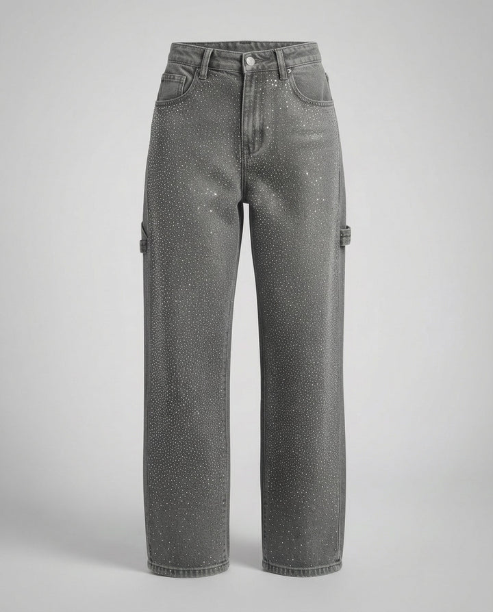 Funkelnde Diamond Jeans Damen