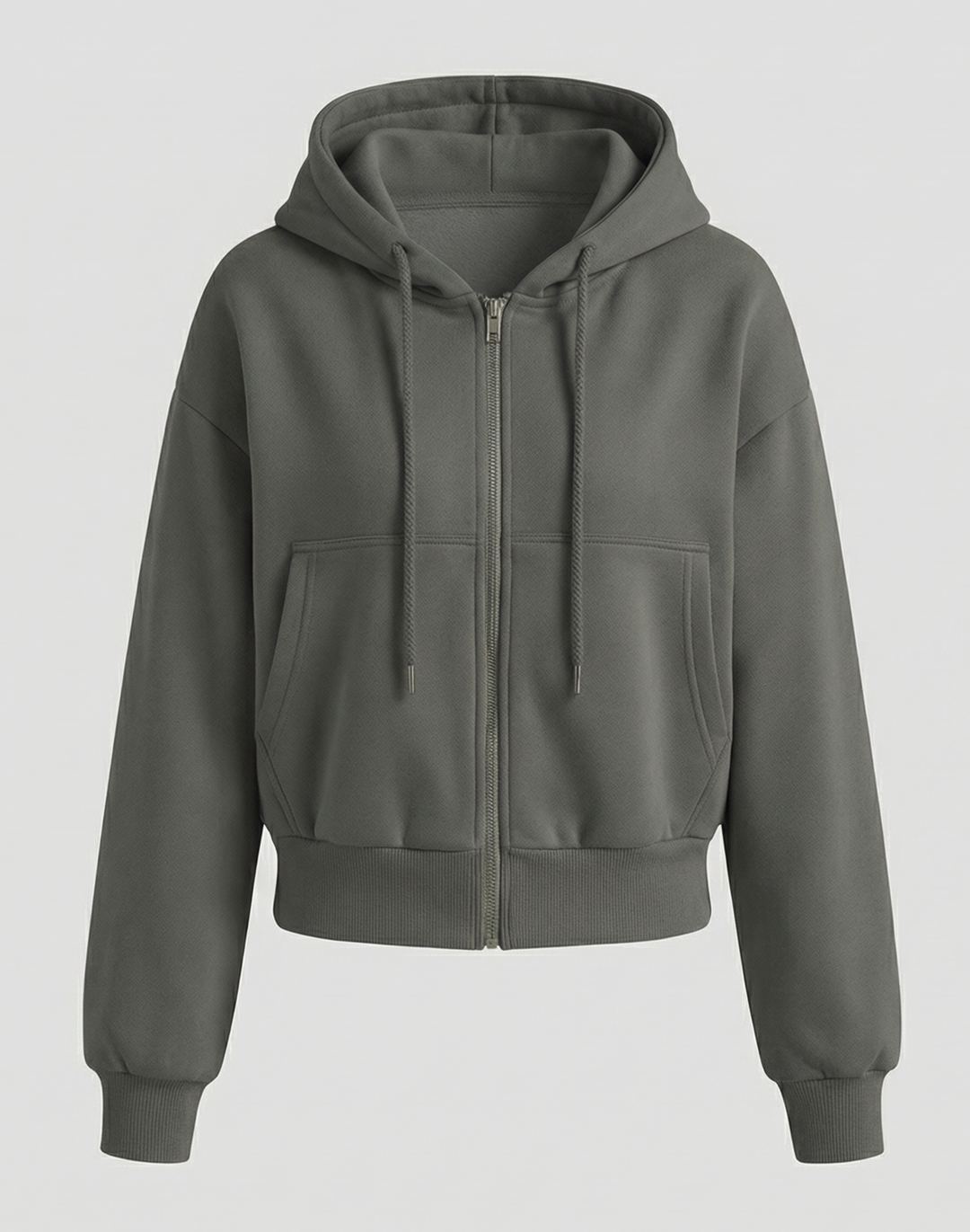 Oversize Sweatshirt Reißverschluss