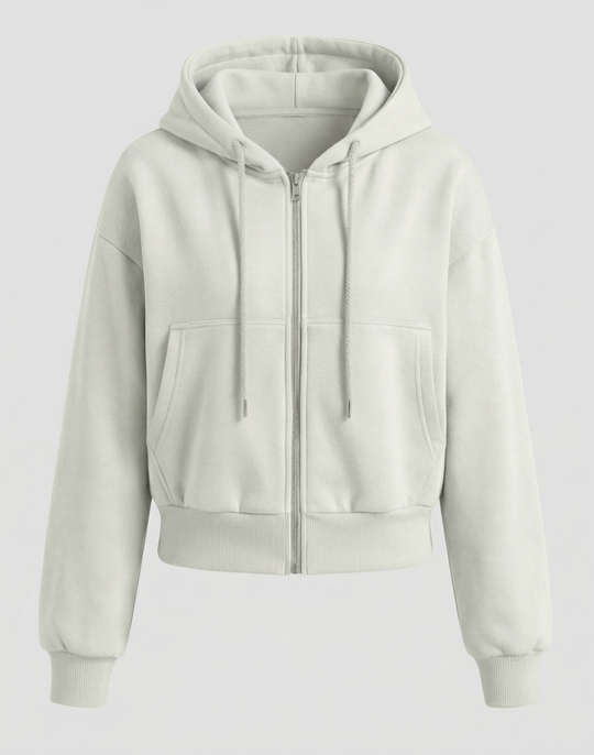 Oversize Sweatshirt Reißverschluss