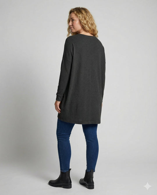Lässiger Damen Longpullover