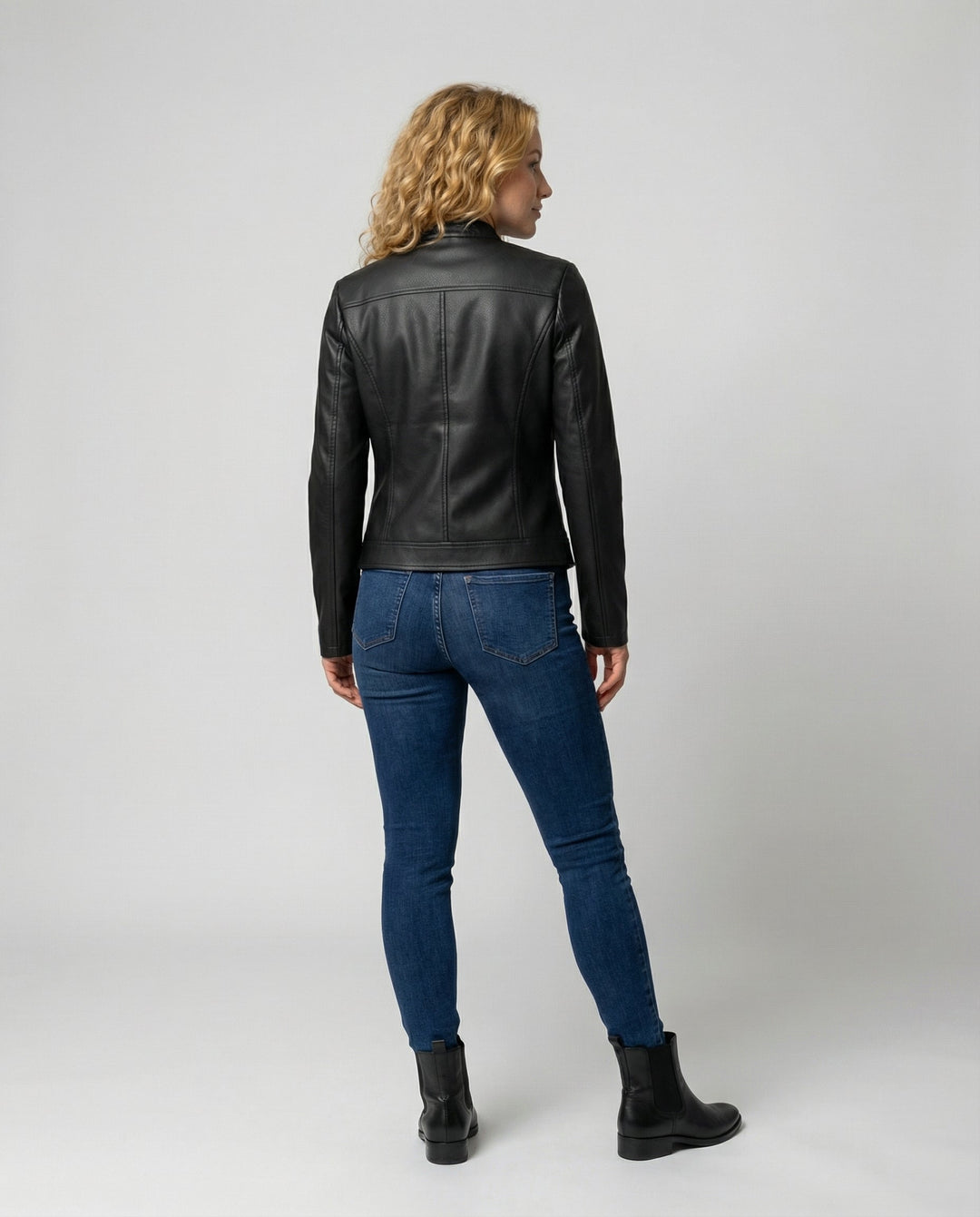 Elegante Lederjacke Damen - Arvani