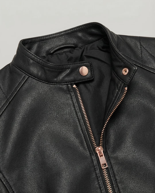 Elegante Lederjacke Damen - Arvani