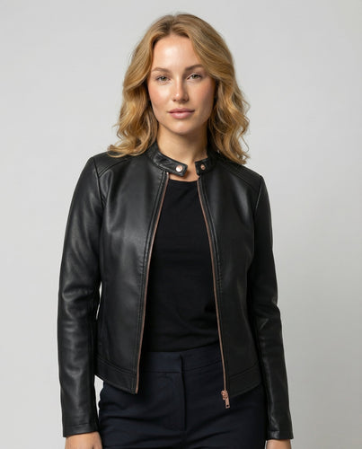 Elegante Lederjacke Damen - Arvani