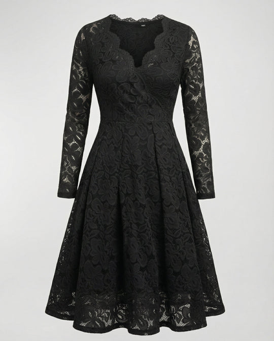 Elegantes Spitzenkleid Damen