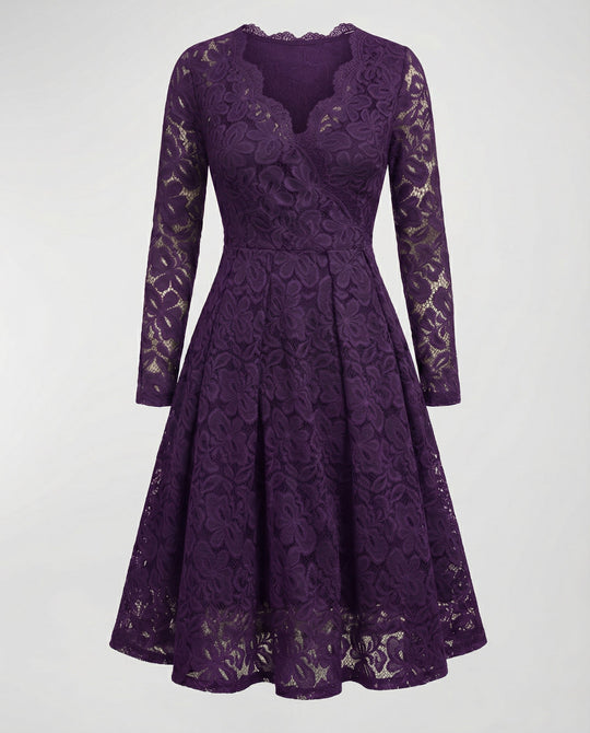Elegantes Spitzenkleid Damen